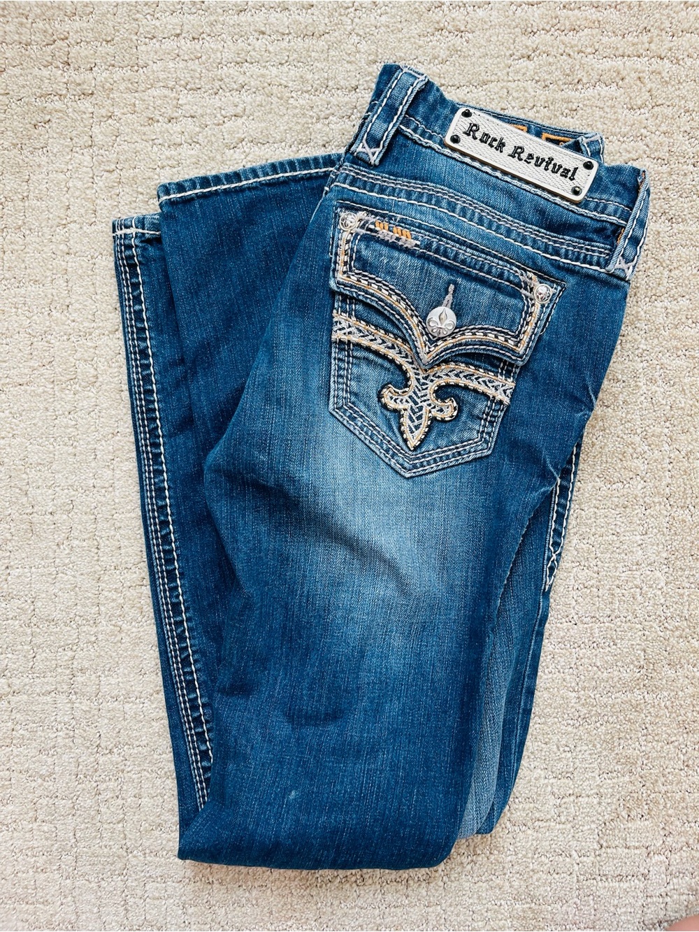 Rock Revival Women’s Blue Jean Skinny Jeans - Size 28